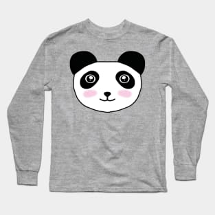 Panda head v2 Long Sleeve T-Shirt